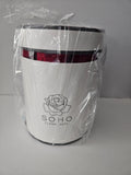 Flower Bouquet - 7 Real Red Roses  - Preserved Roses in a White Round Box Dried Flower