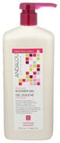 5 Andalou  Naturals Soothing Shower Gel 1000 Roses  Liquid 32 Oz Roses