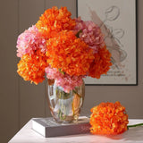 Artificial Hydrangea Silk Flowers with Scorched Edge for Party Centerpieces Hydrangea