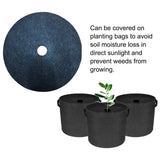 20PCS Non-Woven Tree Mulch Ring Weed Barrier Protector Mat Gardening Ranunculus