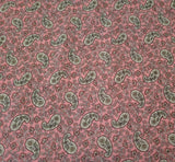 Anastasia BTY P&B Textiles Sage Green Tan Paisley Pink Flowering Plants