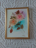 CANVAS PANEL OIL PAINTING PICTURE/HANGING/HYDRANGEA Hydrangea