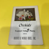 Orchids And Tropical Foliage Plants 1954 Orchids