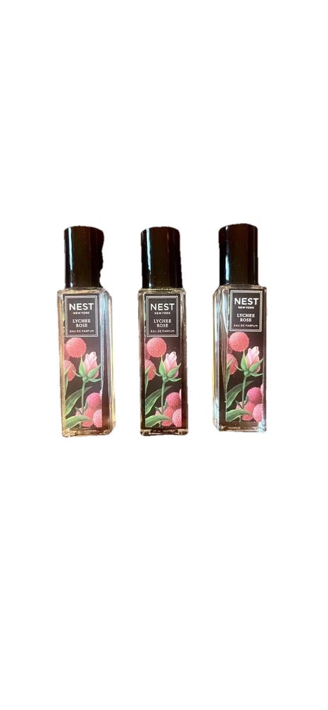 Nest Lychee Rose, . 2 Oz RollerballÉ.Set Of 3, New and Unopened EDP