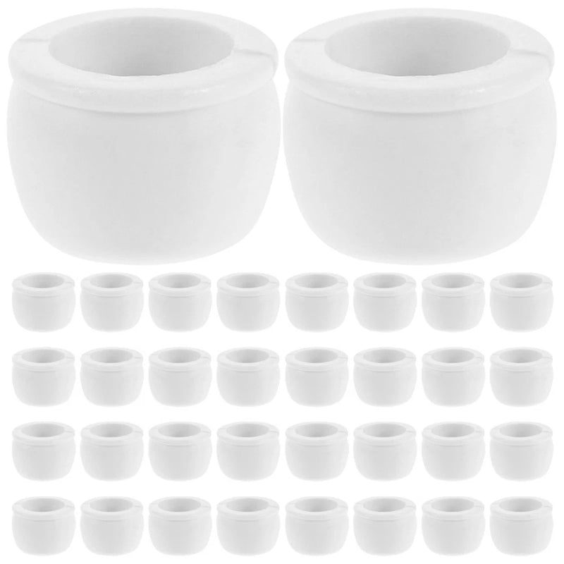 50 Pcs Micro-scene Materials Small Flower Pots Miniature Garden Ornaments Garden Plants