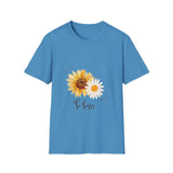 Be Happy Sunflower Daisy Unisex Softstyle T-Shirt Sunflower