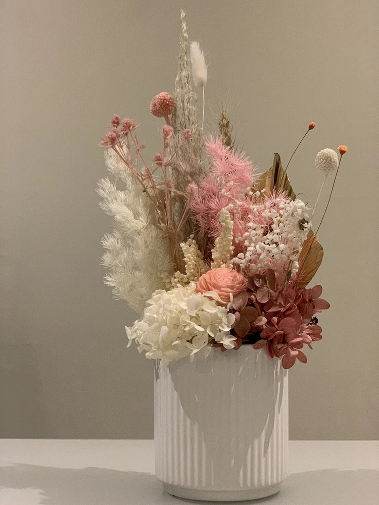 Tabletop Dried And Preserved Flower Arrangement Gift Floral Decoration Dried Flower