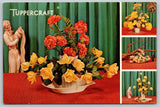 Tuppercraft Floralier Flower Arranger Roses Carnations Tupperware Postcard Carnation