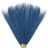 20-Pack Faux Pampas Grass 21.7 Inch for Home Decor/Wedding [Blue] Pampas Grass