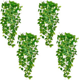 4pcs Artificial Ivy Hanging Vines Greenery Garland Indoor Outdoor Home Decor Green Plant
