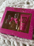 New Viva La Juicy Gift Set Perfume + Mini + Body Cream Juicy Couture 3 Pcs EDP
