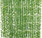 Yatim 78-Ft 12 Pack Artificial Plants Greeny Chain Wall Hanging Leaves for Home Green Plant