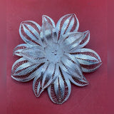 WomenÕs Brooch  Sterling Silver 925 Lily Flower 2Ó #3 Lily
