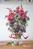 Merejka Counted Cross Stitch Kit The Field Bouquet K-95 Bouquet