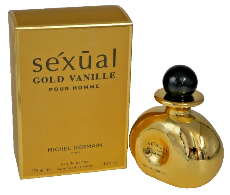 Michel Germain Sexual Gold Vanille Pour Homme Eau de Parfum 4.2 oz Spray Ð New EDP