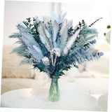 Pampas Grass Decor Dried Flowers with Blue Pampas Grass Boho Floral CH655 Pampas Grass