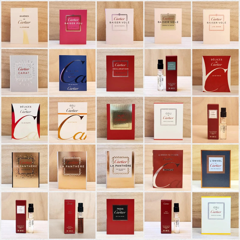 Cartier CHOOSE YOUR SCENT Perfume Samples New In Box EDP