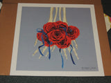 Grateful Dead - Spring 1990 Hands & Roses Bonus Wake Up To Find Out - Art Print Roses