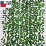 Fake Vines 24 Pack 173 FT Artificial Ivy Leaves Wall Decor Leaf Plants Greenery Green Plant