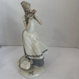 Franklin Porcelain Cecilia The Carnation Maiden Figurine 1980 Limited Edition Carnation