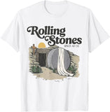 Easter The Stone was Rolled Away He is Alive Retro Christian T-Shirt Roses