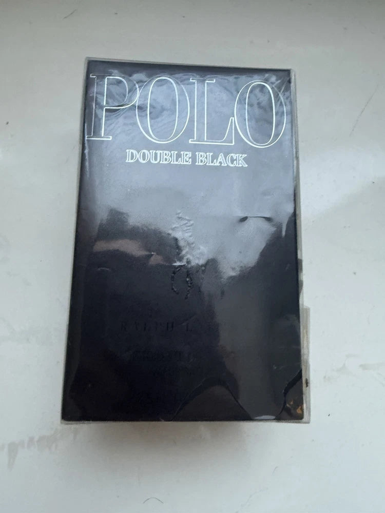 POLO DOUBLE BLACK BY RALPH LAUREN 75ML EDT SPRAY NEW WITH BOX  Opened Seal Foil EDT