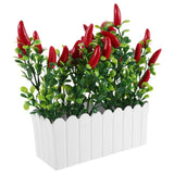 Simulated Pepper Fruit Potted Plant Artificial Vegetables for Decoration Chili Green Plant