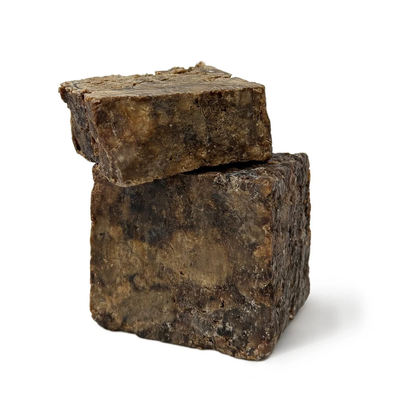AFRICAN BLACK SOAP raw natural GHANA unrefined GRADE A Bouquet