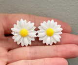 Large Daisy Flower Stud Earrings Daisies