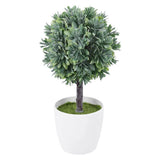 Indoor Fake Spherical Plant Window Decor Artificial Plastic Desk Potted Plants Green Plant