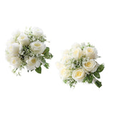 Bridal Bouquet, Wedding Bride Bouquet, Bride Flowers Hand Holding, Artificial Bouquet