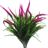 Artificial Plants Flowers Fake Outdoor UV Resistant Plants Faux Plastic Greenery Green Plant