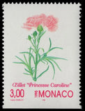 MONACO 1971 - Garden Flowers "Princess Caroline Carnation" (pc37257) Carnation