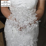 Wedding Bouquet Bridal Wedding Bouquet Holding Hands Crystal Boutique Wedding Bouquet