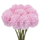 Artificial Flower Heads Silk Chrysanthemum Hydrangea Rose Red Faux 12Pcs Hydrangea