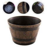 Garden Whiskey Bucket Succulent Flowerpot Outdoor Decor Pots Indoor Flower Pot# Garden Plants