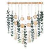 Artificial Eucalyptus Wall Hanging Decor Greenery Boho Chic Home Decorations ... Green Plant
