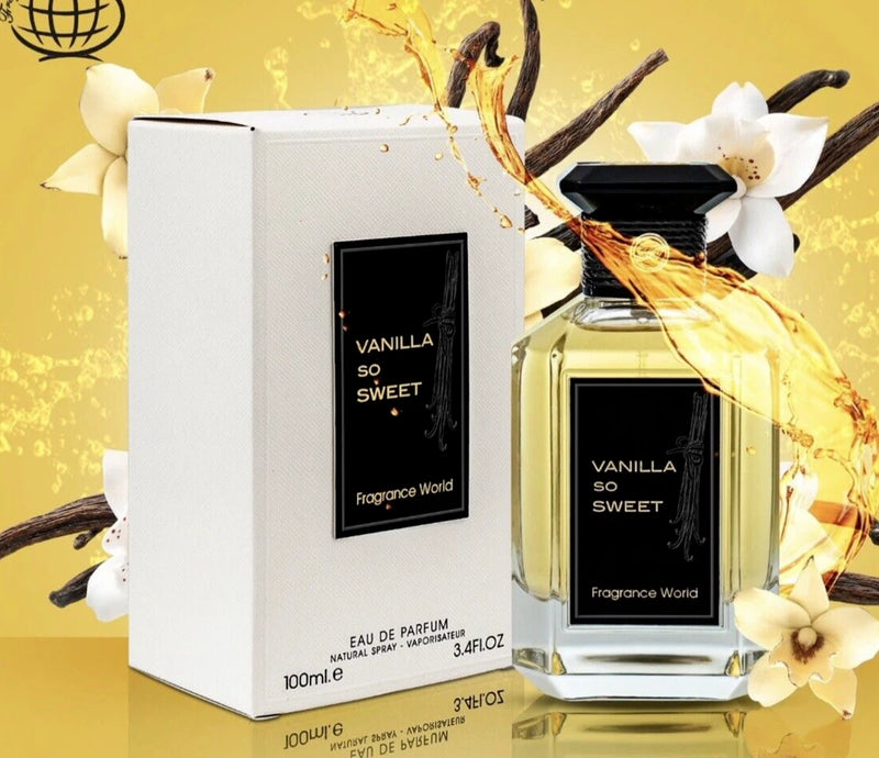 Vanilla So Sweet By Fragrance World EDP Eau De Parfum For Unisex - 100 ML EDP