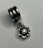Pandora Authentic SS Daisy Flower With Clear Cz Dangle Charm #790196cz (4618) Daisies