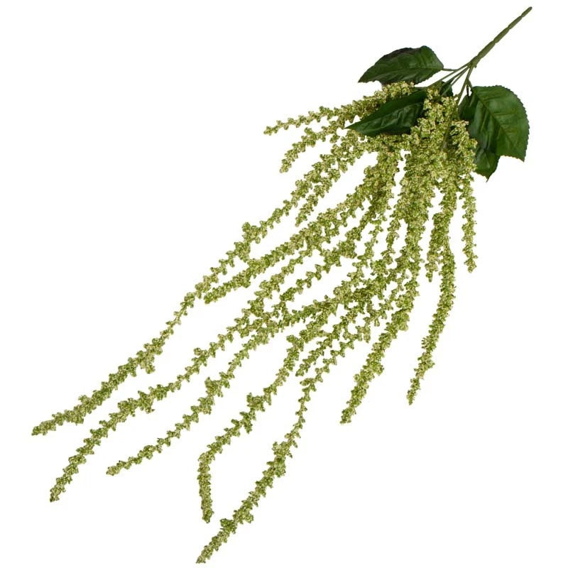 22" Green Artificial Wisteria Bud Hanging Floral Bush Green Plant