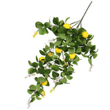 Fake Lemon Branches Decor Artificial Green Plants Hanging Lemons Green Plant