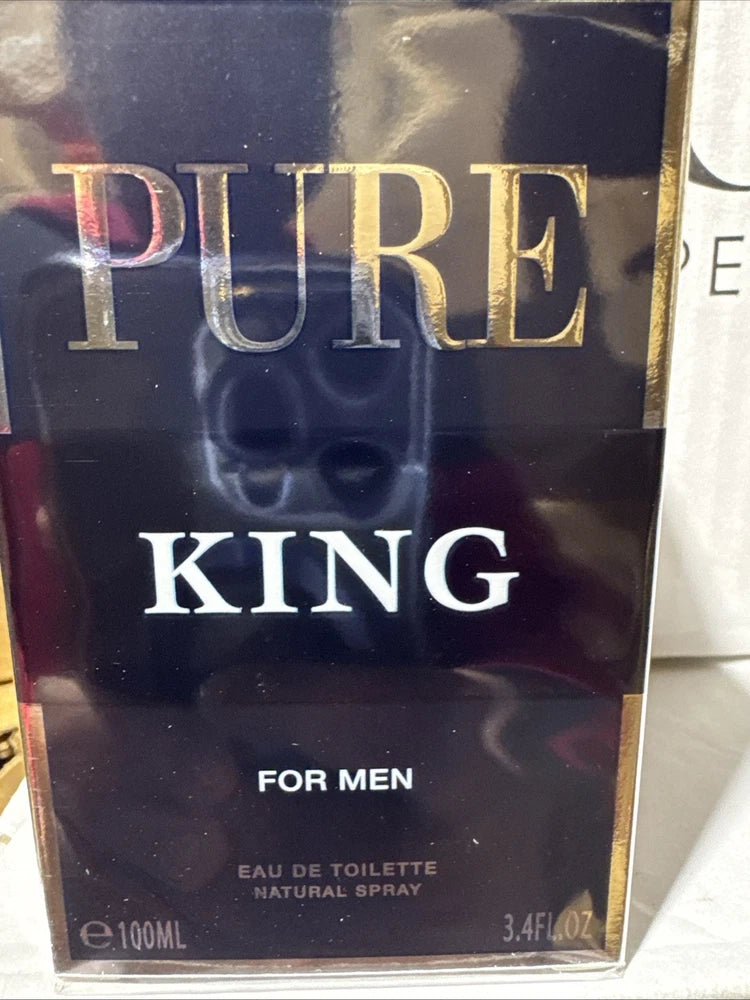 Pure King by Karen Low 3.4oz 100ml EDT Spray for Men FREE SHIPPING EDT