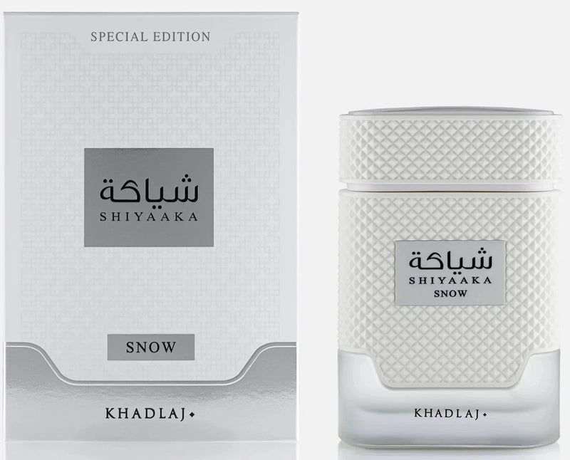 Shiyaaka Snow by Khadlaj Eau De Parfum For Men & Women Super Rich - 100 ML NEW EDP