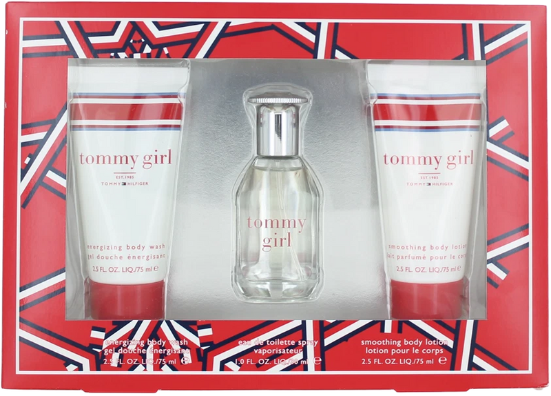 Tommy Girl By Tommy Hilfiger For Women Set: EDT+Body Lotion+Shower Gel New EDT