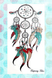 bird peony flower large 8.25" half-sleeve arm womens lower back tattoos Peony