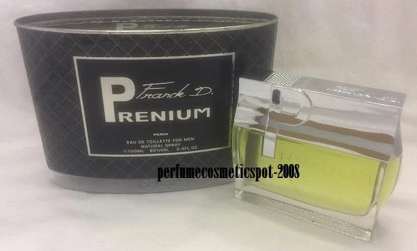 NIB PRENIUM by FRANCK D. COLOGNE FOR MEN 3.4 OZ / 100 ML EAU DE TOILETTE SPRAY EDT