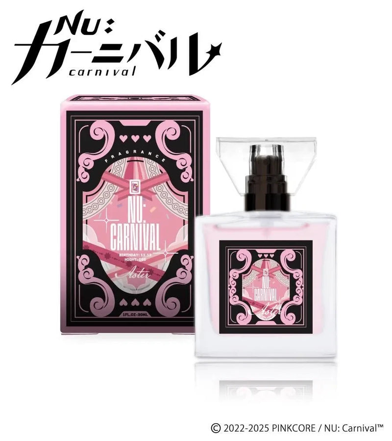 NU: Carnival Esther fruity EDP fragrance set, clear bottle with black pump and pink label