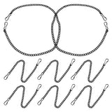 8 Pcs Wall Hanging Chain Decoration Garden Metal Chains with Hooks for Plants Garden Plants