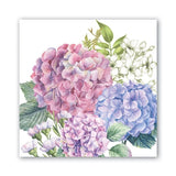 Michel Design Works Wild Hydrangea Floral 20 Triple-Ply Paper Luncheon Napkins Hydrangea