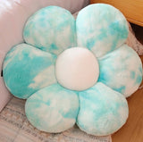 Rabbit Fur Sunflower 12" Pillow Cushion Stuffed Animal Plush Toys Doll Kids Gift Sunflower